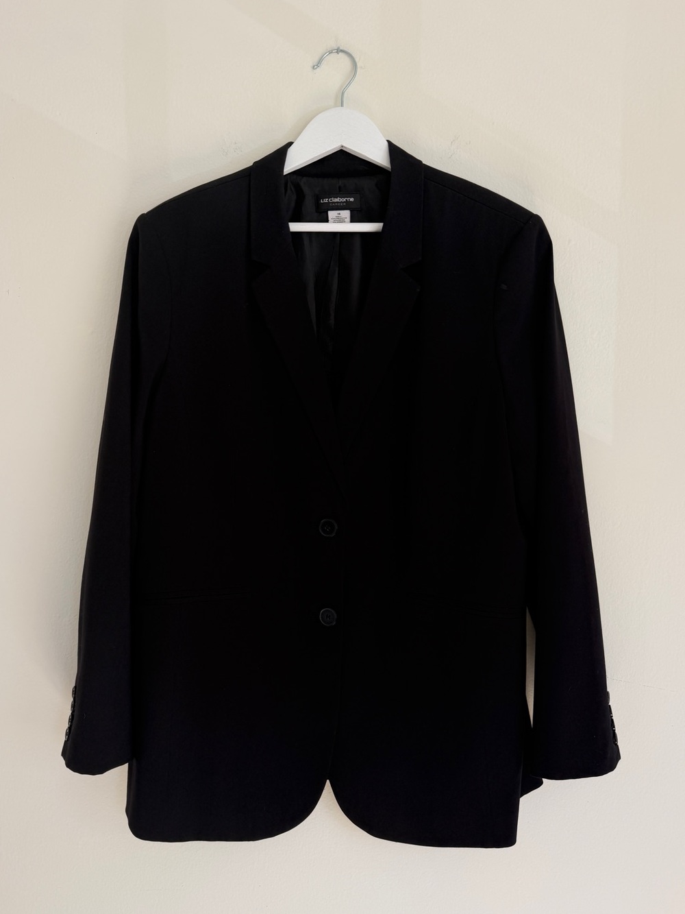 Vintage 90’s Liz Claiborne Oversized Black Blazer